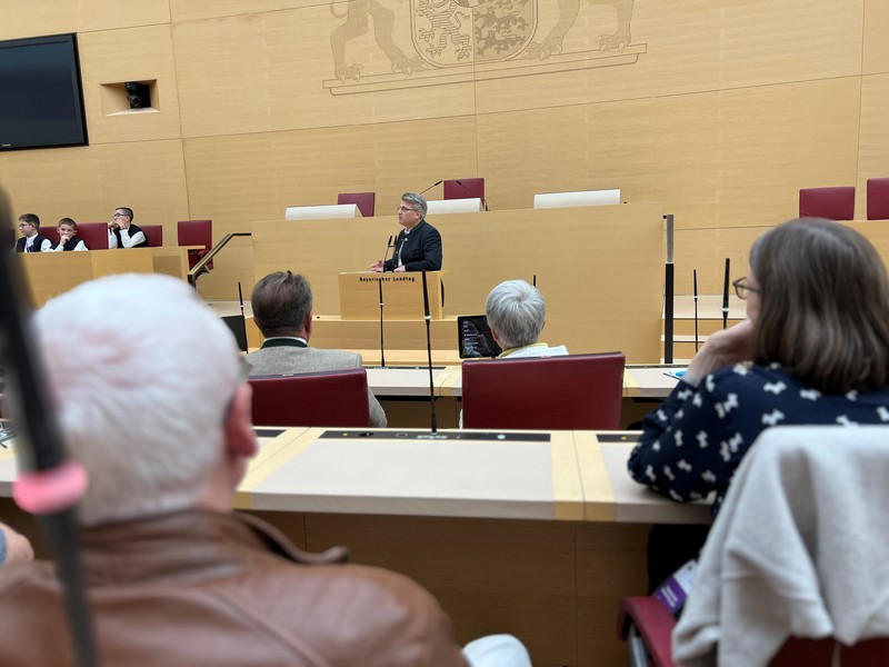 © Stimmkreisbüro Gerlach: Prof. Dr. Winfried Bausback, MdL aus Aschaffenburg kam ebenfalls auf einen kurzen Impuls vorbei